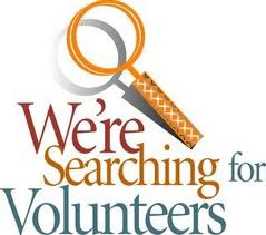 Clipart Of Magnifying Glass & Searching For Volunteers